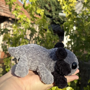 horgolt axolotl - játék & sport - plüssállat & játékfigura - hal - Meska.hu