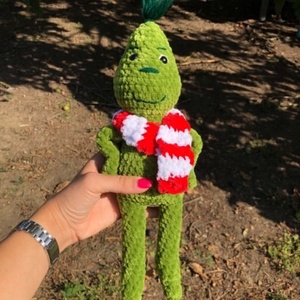 Grincs, a horgolt amigurumi plüss � pihe-puha karácsonyi figura  - Meska.hu