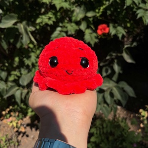 Horgolt mini polip plüss - Meska.hu