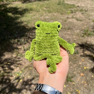 Horgolt hosszú lábú béka amigurumi (Leggy froggy) - Meska.hu