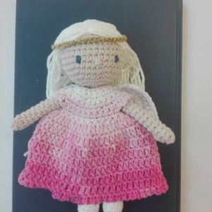 Angyalka baba, kézzel készített öltöztethető baba -  - Meska.hu