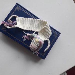 Pillecukor Unikornis, 3D könyvjelző - könyv & zene - könyvjelző - Meska.hu