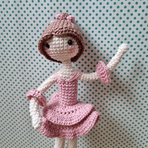 Horgolt balerina amigurumi - játék & sport - baba & babaház - baba - Meska.hu