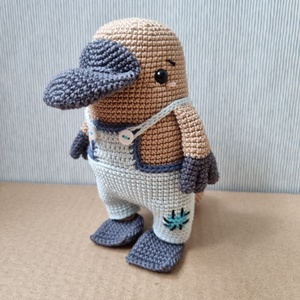 Horgolt kacsacsőrű amigurumi - Meska.hu