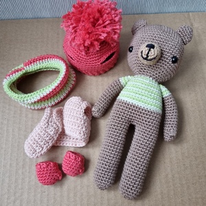 Horgolt maci amigurumi - játék & sport - plüssállat & játékfigura - maci - Meska.hu