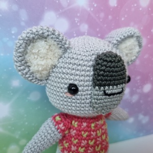 Horgolt koala amigurumi - játék & sport - plüssállat & játékfigura - más figura - Meska.hu