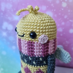 Horgolt méhecske amigurumi - játék & sport - plüssállat & játékfigura - más figura - Meska.hu
