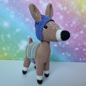 Horgolt őzike amigurumi - Meska.hu