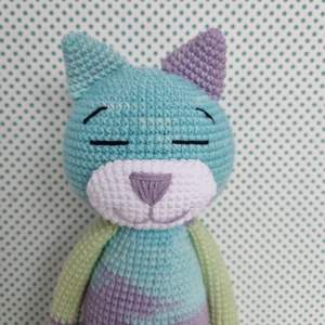 Horgolt macska amigurumi #5 - játék & sport - plüssállat & játékfigura - cica - Meska.hu