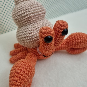 Horgolt rák amigurumi - játék & sport - plüssállat & játékfigura - más figura - Meska.hu