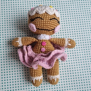 Horgolt Mézi amigurumi, Karácsony, Karácsonyi lakásdekoráció, Karácsonyi manók, figurák, Horgolás, MESKA