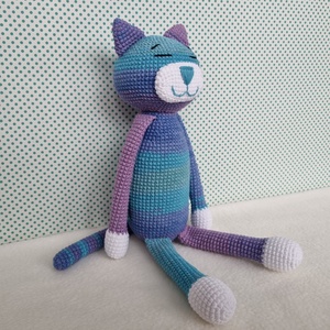 Horgolt macska amigurumi #6, Játék & Sport, Plüssállat & Játékfigura, Cica, Horgolás, MESKA