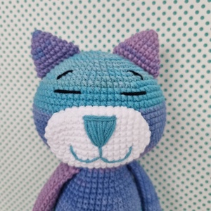 Horgolt macska amigurumi #6 - játék & sport - plüssállat & játékfigura - cica - Meska.hu