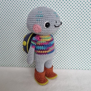 Horgolt teknős amigurumi - játék & sport - plüssállat & játékfigura - más figura - Meska.hu