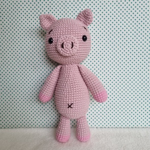 Horgolt malac amigurumi, Játék & Sport, Plüssállat & Játékfigura, Malac, Horgolás, MESKA