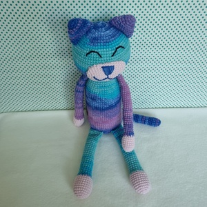 Horgolt macska amigurumi #8 - játék & sport - plüssállat & játékfigura - cica - Meska.hu