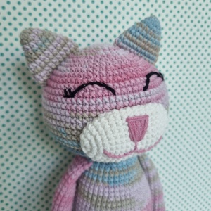 Horgolt macska amigurumi #9 - játék & sport - plüssállat & játékfigura - cica - Meska.hu