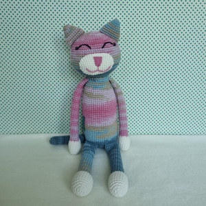 Horgolt macska amigurumi #9 - játék & sport - plüssállat & játékfigura - cica - Meska.hu