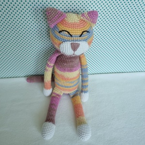 Horgolt macska amigurumi #12 - játék & sport - plüssállat & játékfigura - cica - Meska.hu