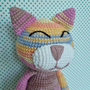Horgolt macska amigurumi #12 - játék & sport - plüssállat & játékfigura - cica - Meska.hu