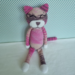 Horgolt macska amigurumi #13 - játék & sport - plüssállat & játékfigura - cica - Meska.hu