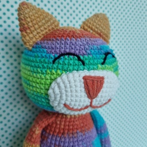 Horgolt macska amigurumi #14 - játék & sport - plüssállat & játékfigura - cica - Meska.hu