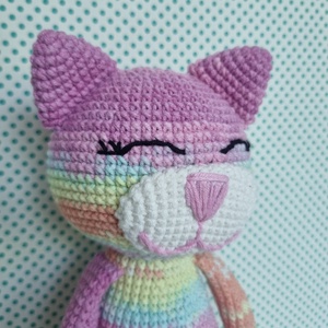 Horgolt macska amigurumi #15 - játék & sport - plüssállat & játékfigura - cica - Meska.hu