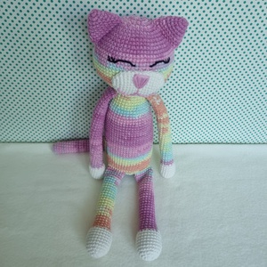 Horgolt macska amigurumi #15 - játék & sport - plüssállat & játékfigura - cica - Meska.hu
