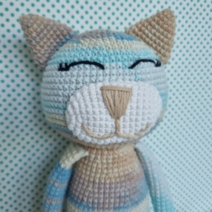 Horgolt macska amigurumi #18 - játék & sport - plüssállat & játékfigura - cica - Meska.hu