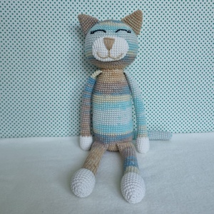 Horgolt macska amigurumi #18 - játék & sport - plüssállat & játékfigura - cica - Meska.hu