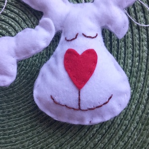 2 db Filc Rudolf - karácsony - karácsonyi ajándékozás - karácsonyi ajándékcsomagolás - Meska.hu