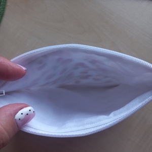 Epres vászon neszeszer, kozmetikai táska, cipzáros tároló - táska & tok - neszesszer - Meska.hu