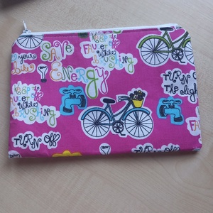 Bicikli mintás neszesszer - táska & tok - neszesszer - Meska.hu