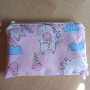 Unicornisos vászon neszeszer, Táska & Tok, Neszesszer, Varrás, MESKA