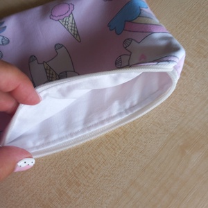 Unicornisos vászon neszeszer - táska & tok - neszesszer - Meska.hu