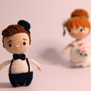 HORGOLÁSMINTA - horgolt menyasszony és vőlegény, amigurumi horgolásminta PDF - kellékek & szerszámok - Meska.hu