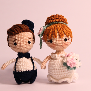 HORGOLÁSMINTA - horgolt menyasszony és vőlegény, amigurumi horgolásminta PDF - Meska.hu