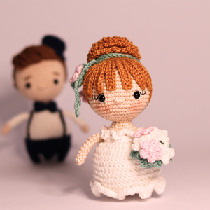 HORGOLÁSMINTA - horgolt menyasszony és vőlegény, amigurumi horgolásminta PDF - kellékek & szerszámok - Meska.hu