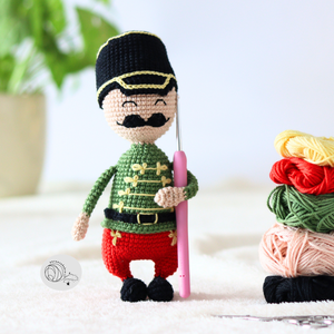 Horgolt huszár - otthon & életmód - dekoráció - dísztárgy - Meska.hu