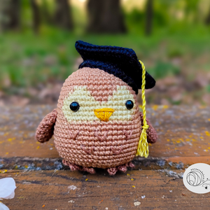 HORGOLÁSMINTA - Amigurumi bagoly, pdf horgolásminta - kellékek & szerszámok - szerszámok, eszközök - eszköz kötéshez, horgoláshoz - Meska.hu