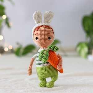 HORGOLÁSMINTA - Béci, a nyúl, amigurumi horgolásminta PDF - kellékek & szerszámok - szerszámok, eszközök - eszköz kötéshez, horgoláshoz - Meska.hu