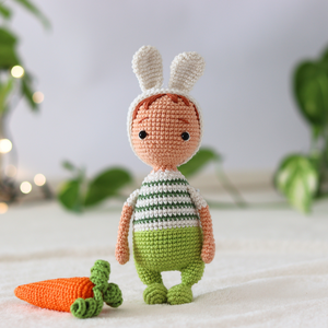 HORGOLÁSMINTA - Béci, a nyúl, amigurumi horgolásminta PDF - kellékek & szerszámok - szerszámok, eszközök - eszköz kötéshez, horgoláshoz - Meska.hu