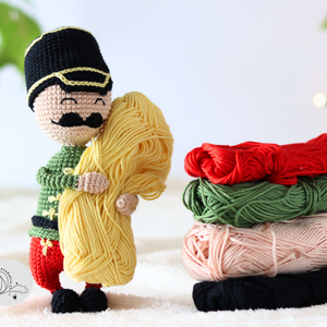 HORGOLÁSMINTA - Horgolt huszár - diy (csináld magad) - szabásminta, útmutató - horgolási minta - Meska.hu