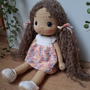 Horgolt baba - öltöztethető baba - játék & sport - baba & babaház - öltöztethető baba - Meska.hu