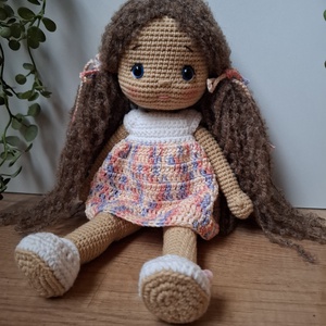 Horgolt baba - öltöztethető baba, Játék & Sport, Baba & babaház, Öltöztethető baba, Horgolás, MESKA