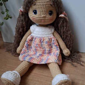 Horgolt baba - öltöztethető baba - játék & sport - baba & babaház - öltöztethető baba - Meska.hu