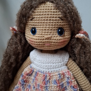 Horgolt baba - öltöztethető baba - játék & sport - baba & babaház - öltöztethető baba - Meska.hu