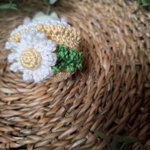 Horgolt kicsi virág baba - Kamilla - játék & sport - baba & babaház - baba - Meska.hu