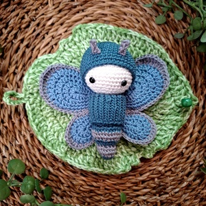 A pillangó csodálatos átalakulása horgolt játék szett - játék & sport - készségfejlesztő és logikai játék - oktató játékok - Meska.hu