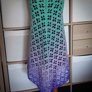 Levendulamező horgolt nagy csipke kendő - ruha & divat - sál, sapka, kendő - vállkendő - Meska.hu